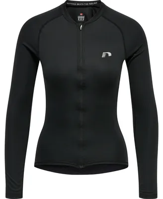 Productafbeelding van Newline dames fietsshirt met lange mouwen, kleur: zwart, maat: XXL