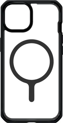 Image de Coque renforcée MagSafe iPhone 14 Plus Hybrid R Solid 3m Transparente Noire - GRS Itskins