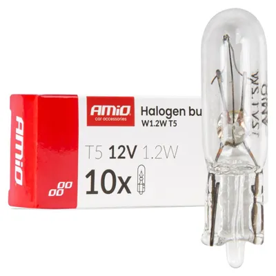 Obrázek produktu pro 1x žárovka do interiéru AMiO T5 12 V, 1,2 W, W2x4,6d, 04412