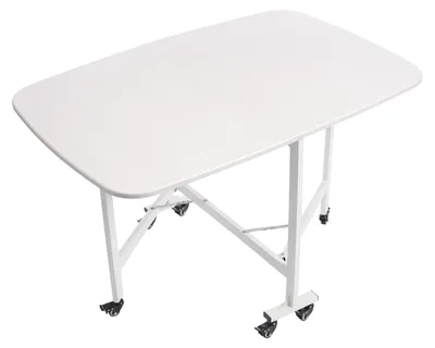 Produktbild von Multifunktionaler Esstisch - Klappbarer Gartentisch - 6 Rollen - Metallgestell - Für Balkon Terrasse Café - 120x80x75 cm - Tragkraft 100 kg