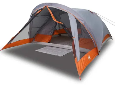 Immagine prodotto di vidaXL Tenda familiare per 6 persone Grigio Impermeabile