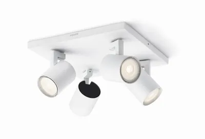 Produktbild von Philips myLiving Runner LED Deckenleuchte dimmbar 4x35W GU10 Warmweiss 5309431P0 8718696157527