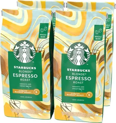 Produktbild von Starbucks® - Blonde® Espresso Roast Bohnen - 4x 450g