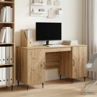 Obrázek produktu pro vidaXL Psací stůl Artisan – dub 142,5 x 50 x 75 cm dřevotřísková deska