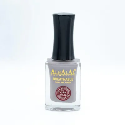Produktbild von AL-155 JUMANA Silber Halal Nagellack | Wasserdurchlässig, Atmungsaktiv, Vegan & Alkoholfrei – Für Wudu