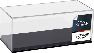 Produktbild von HMF 46802 Acryl Vitrine für Modellautos, Figuren, 27 x 12 x 11 cm
