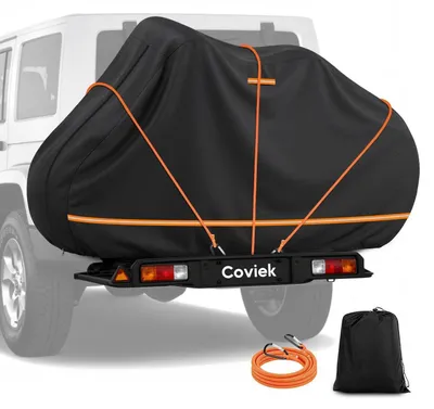 Produktbild von Fahrradabdeckung Heckträger für 1 Fahrrad Wasserdicht 188x89x127 cm Baumwollfutter