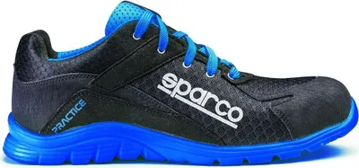 A side view of a single Sparco Practice shoe.