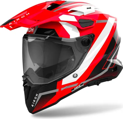 Produktbild von Airoh Commander 2 Mavick Motocross Helm, schwarz/rot/weiß, 2XL (63)