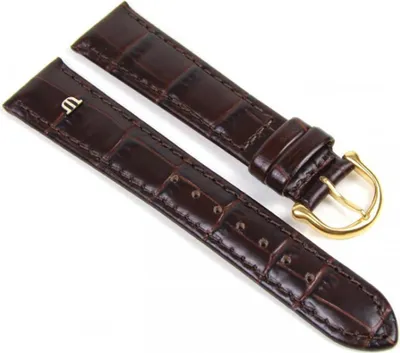 Produktbild von Maurice Lacroix Ersatzband | Kalbsleder-Louisiana-Optik d.braun 22314G, Stegbreite:19mm