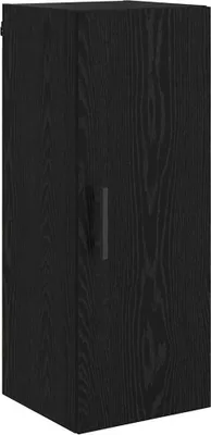Produktbild von Wandschrank Schwarz Eichen-Optik 34,5 x 34 x 90 cm
