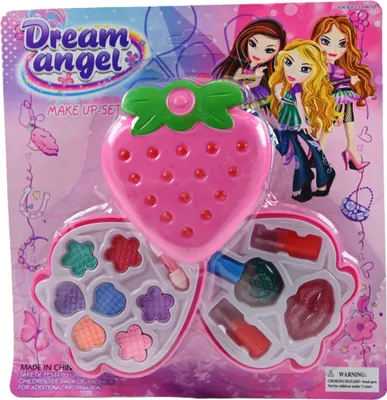 Produktbild von Kinder Schminkset Make-up Palette - Kosmetik Spielzeug für Mädchen, Kreativer Schminkspaß