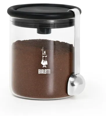 Immagine prodotto di Contenitore aroma caffè Bialetti 2 pz. per 250g di caffè, contenitore caffè, barattolo, vetro, trasparente, DCDESIGN07