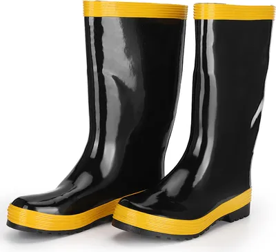 Obrázek produktu pro Bezpečnostní boty Dioche, gumové boty pro hasiče, záchranné obuv, protiskluzové, odolné vysokým teplotám, gumové boty, bezpečnostní obuv pro hasiče (velikost 43-43)