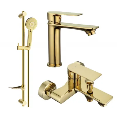 Obrázek produktu pro Mexen Royo DF40 vanová sada, Zlatá - 72203DF40-50