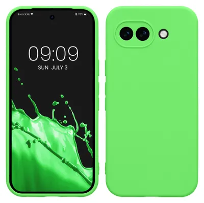 Produktbild von kwmobile Handyhülle für Google Pixel 10a Hülle - weiches Handy Silikon Case - Schutzhülle Cover - Limettengrün