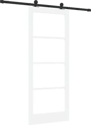 Obrázok produktu pre vidaXL Posuvné dvere ORKDAL Biela a čierna 83 x 202 cm
