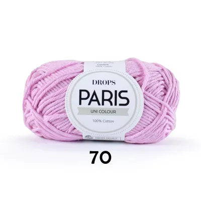 Produktbild von DROPS Paris, 100% Baumwolle 70 kirschblüte