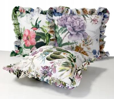 Image de Agmar DRUK KWIATY Housse de coussin décorative 45x45 cm