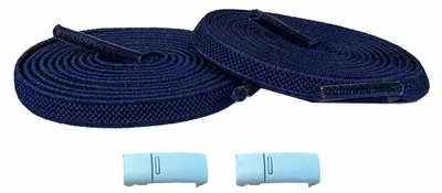 schnuersenkel elastisch blau navy magnete blau