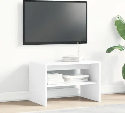 Produktbild von "Winterschlussverkauf "TV-Schrank Industriestil - CLORIS - Fernsehenschrank - Weiß 60x40x40 cm Holzwerkstoff - DEMöbel1670842