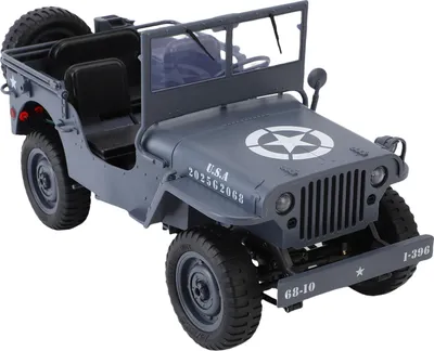 Obrázek produktu pro Auto na dálkové ovládání, 2,4Ghz 4WD terénní vozidlo se světly, 1:10 terénní elektrická hračka pro dospělé děti chlapce šedá 2 baterie