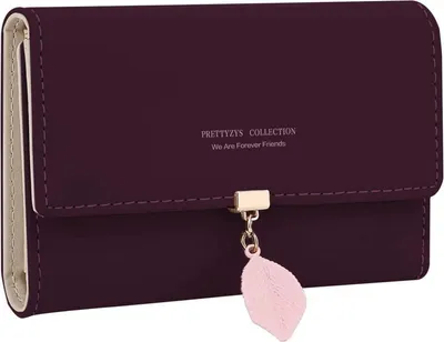 Image de Porte-monnaie en cuir pour femmes Porte-monnaie avec de nombreux