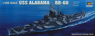 Produktbild von Trumpeter USS Alabama BB-60 1:350, 05307