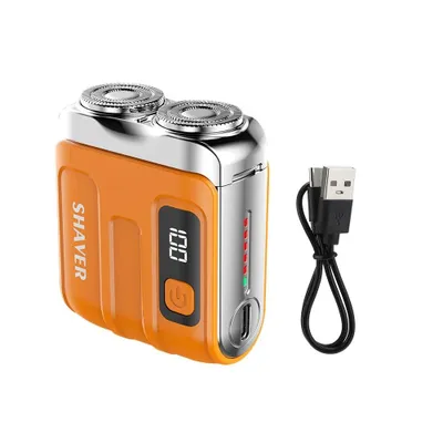 Produktbild von Elektrischer Rasierer R-18, Mini Dual-Klinge, wiederaufladbar, 9000RPM, für unterwegs