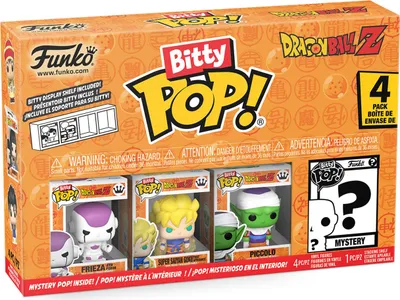Produktbild von Dragon Ball Z - Frieza Super Saiyan Goku Piccolo Bitty Pop! Funko
