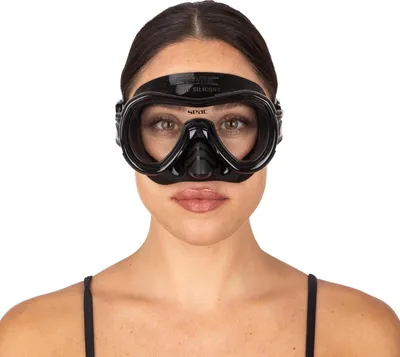 Produktbild von Schnorchelset mit Tauchmaske und Schnorchel mit Wasserablassventil für Erwachsene und Kinder - Set Giglio