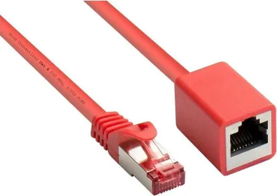 Image de SO-37011 - Câble de raccordement Cat.6, S/FTP, 5 m, rouge
