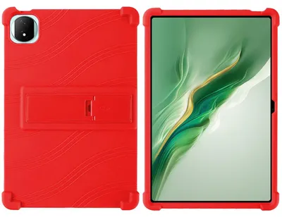 Obrázek produktu pro Tableta Pouzdro pro Honor MagicPad 3 /MagicPad 3 Pro, nárazuvzdorné měkké silikonové ochranné pouzdro se stojánkem Červená