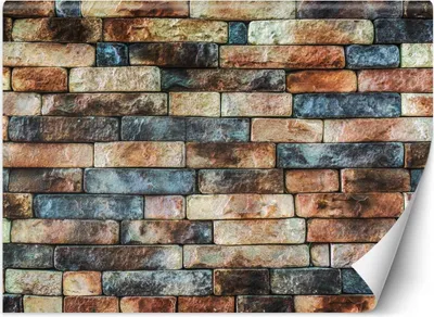 Obrázek produktu pro Nástěnná malba small barevná pískovcová zeď tapeta na stěnu 150x105 cm barva Hnedá téma Pozadí a textury