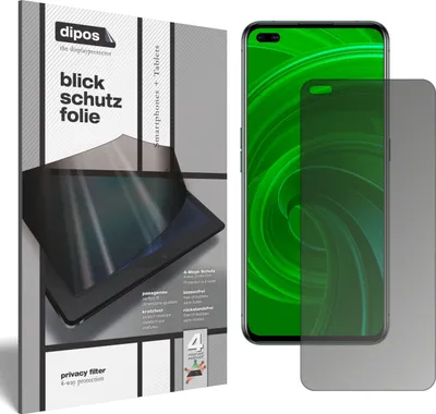 Produktbild von Blickschutzfolie für Oppo Realme X50t 5G matt Schutzfolie Folie Display Schutz dipos