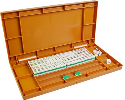 Obrázek produktu pro Mini Mahjong Set se skládacím stolem Mahjong Portable Mah Jong Game Set pro cestování Rodina Volný čas Vnitřní zábava Příslušenství