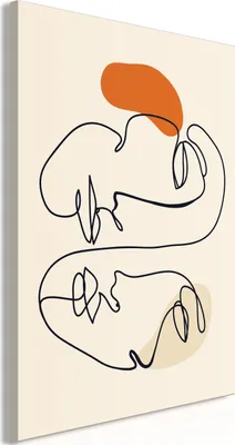 Produktbild von Italienischer Leinwand Leinwandbild - Solar Connection (1 Part) Vertical 40x60 cm Abstrakt a-B-0109-b-a