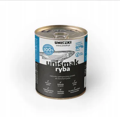 Produktbild von UNISZKI UNIsmak Fish - Nassfutter für Hunde - 400g