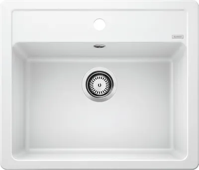 Produktbild von BLANCO LEGRA 6, Schrankwaschbecken, Silgranit, Weiß, 60 cm, Deutschland