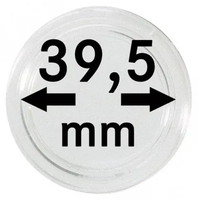 Produktbild von Lindner 2251395 Münzkapseln 39,5 mm-100er-Packung