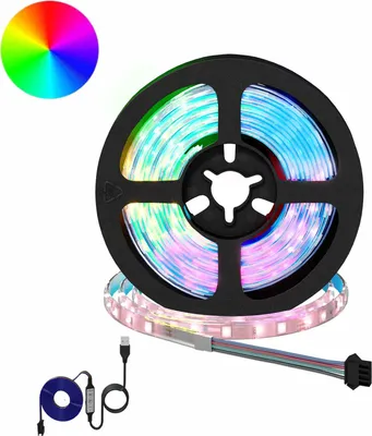 Produktbild von vidaXL LED-Streifen 12 stk. Schwarz und Transparent