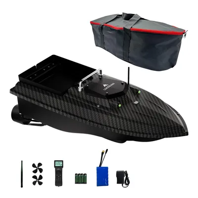 Produktbild von 46800 mAh GPS Angelkoederboot, 3 kg Köderladung, 3,6 m/s Hochgeschwindigkeit, 100 Wegpunkte, Automatische Rückkehrfunktion, 500m Fernsteuerung, D80B