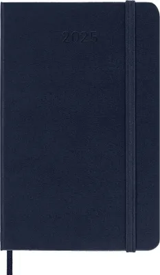 Produktbild von MOLESKINE Taschenkalender 2025 Tage P/A6 Hardcover blau