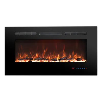 Produktbild von Parrot Uncle Elektrokamin 42 Zoll - 13 Farben Flammen, Fernbedienung, Erhitzen der stufe 2, Fernbedienung