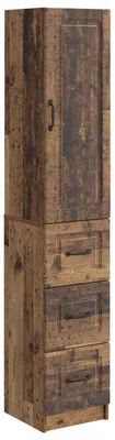 Image de vidaXL, ensemble de 2 armoires, 33 x 34,5 x 87 cm, matériau de bois, bois recyclé