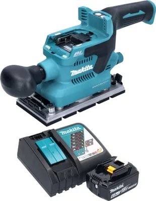 Produktbild von Makita DBO 380 RG1 Akku Schwingschleifer 18 V 93 x 185 mm Brushless + 1x Akku 6,0 Ah + Ladegerät