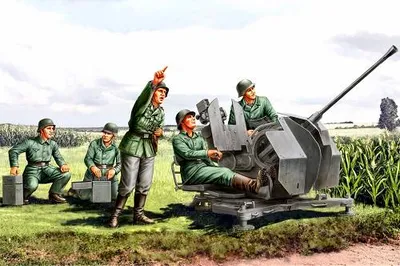 Image de 20mm Flak38 Set de figurines / 1:35