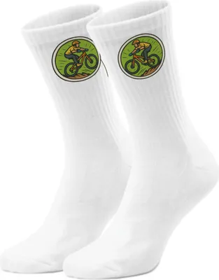 Produktbild von epicsocks Fahrradabenteuer Bergabfahrt Socken in 37-41 im Paar