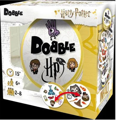Produktbild von Asmodee Dobble Harry Potter, Brettspiel, Abzug, 6 Jahr(e), 15 min, Familienspiel