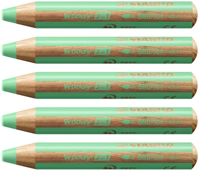 Produktbild von STABILO - Buntstift, Wasserfarbe & Wachsmalkreide - woody 3 in 1